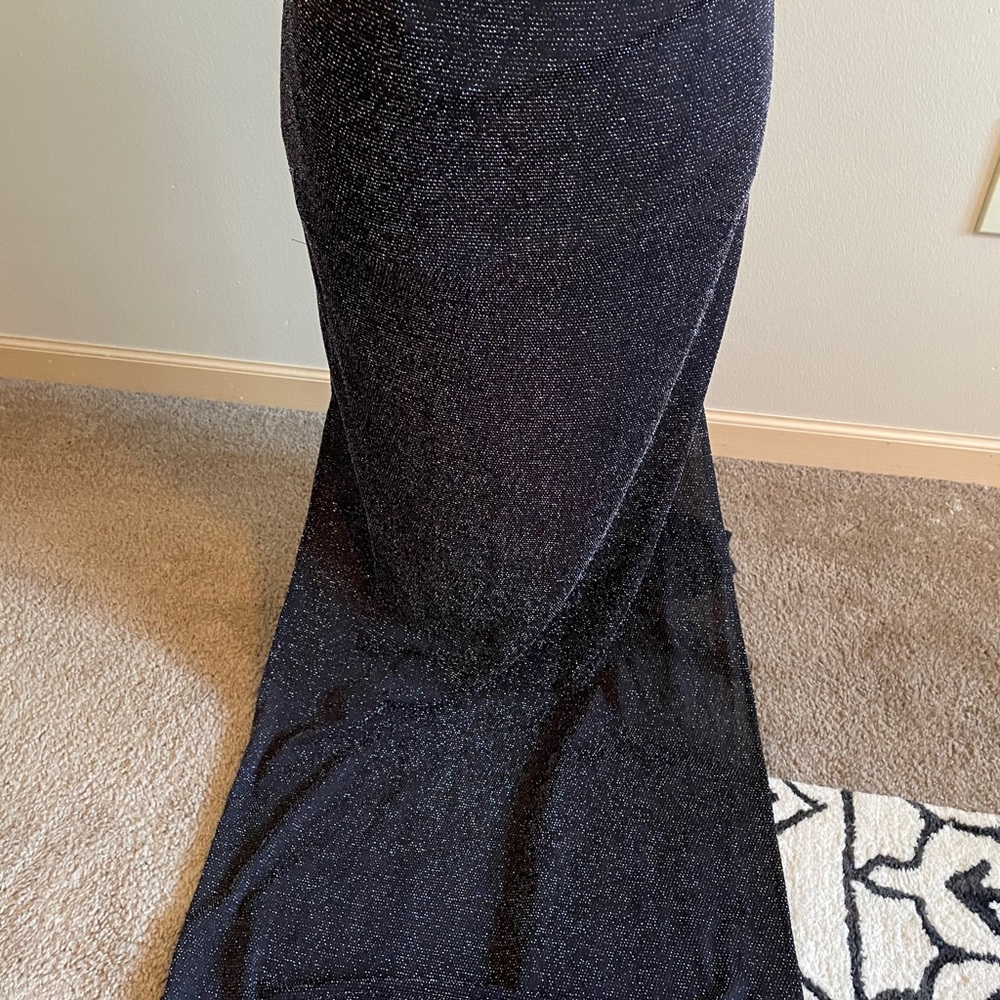 NWT Show Me Your MuMu Shimmery Black Dress - Picture 4 of 14